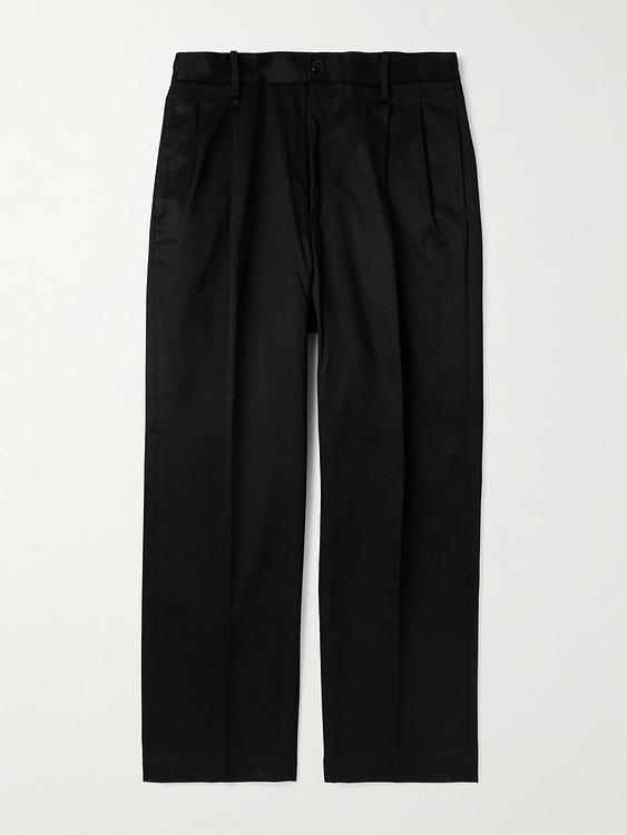 Black casual trousers from Wacko Maria