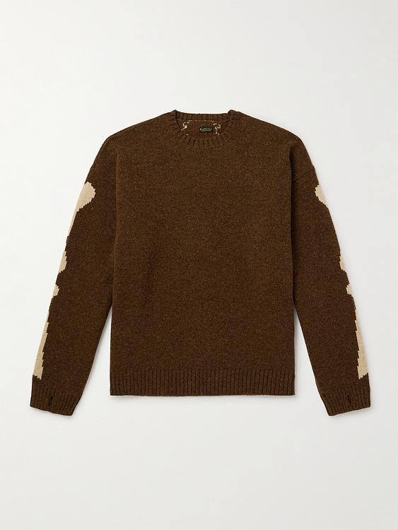 Dark brown sweater from Kapital