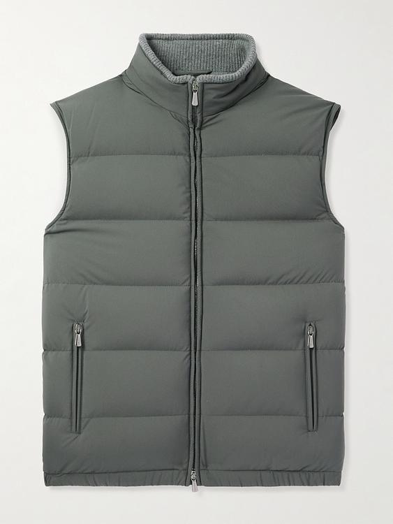 Grey vest from Thom Sweeney