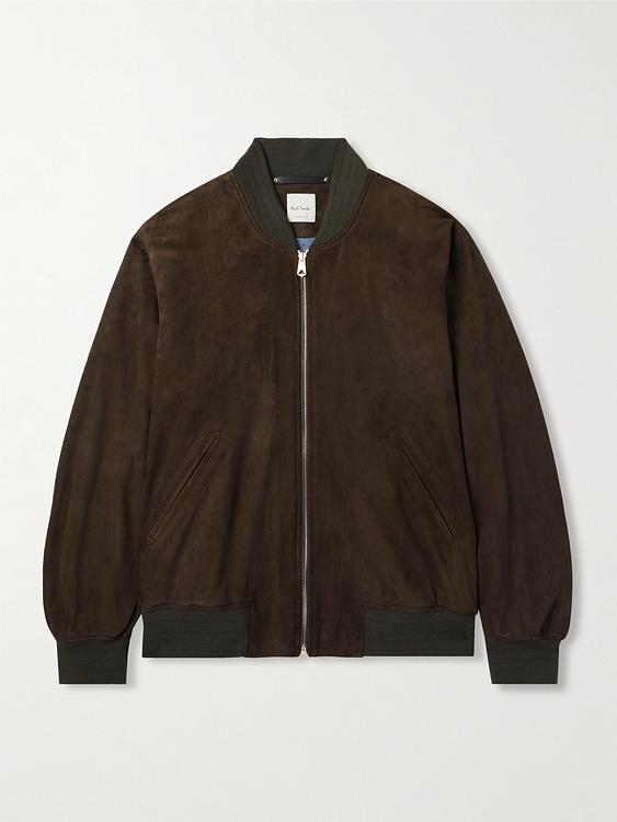 Dark brown bomber jacket from Paul Smith