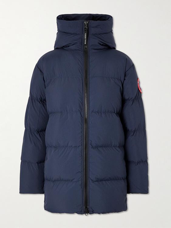 Dark blue parka from Canada Goose