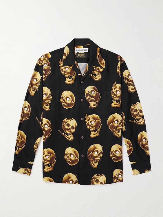 Black casual shirt from Wacko Maria