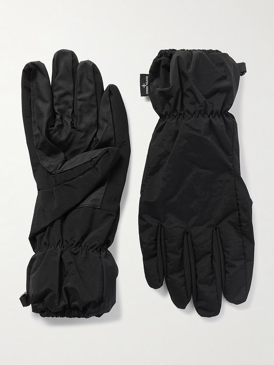 Black gloves from Stone Island