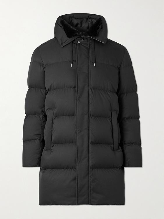 Black parka from Herno