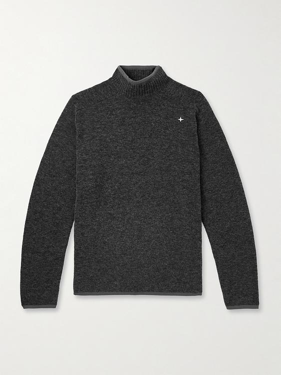 Black sweater from Stone Island