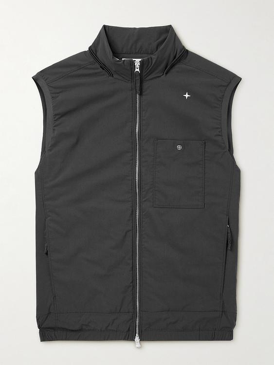 Dark grey vest from Stone Island