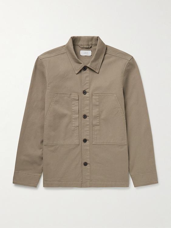 Taupe overshirt from Mr P.