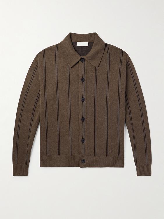 Dark brown cardigan from Mfpen