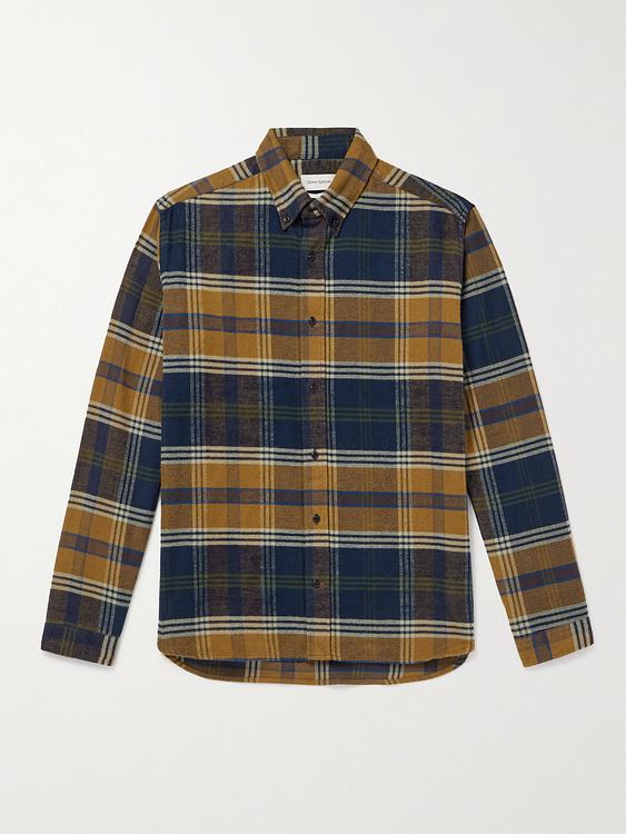 Checkered multicolor flannel shirt from Oliver Spencer