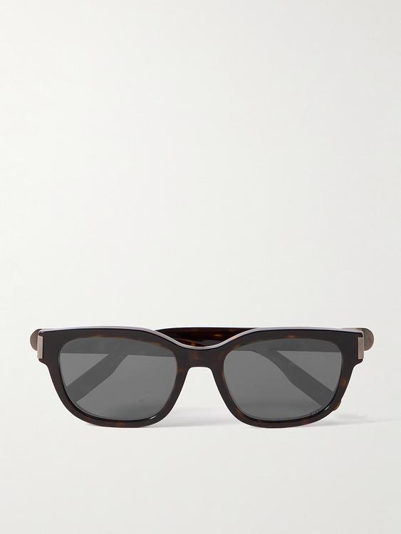 Dark brown d-frame sunglasses from Dior Eyewear
