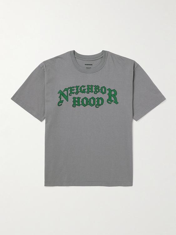 Print grey t-shirt from Neighborhood