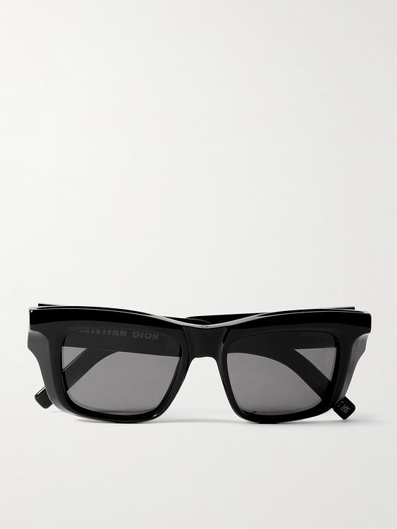 Black d-frame sunglasses from Dior Eyewear