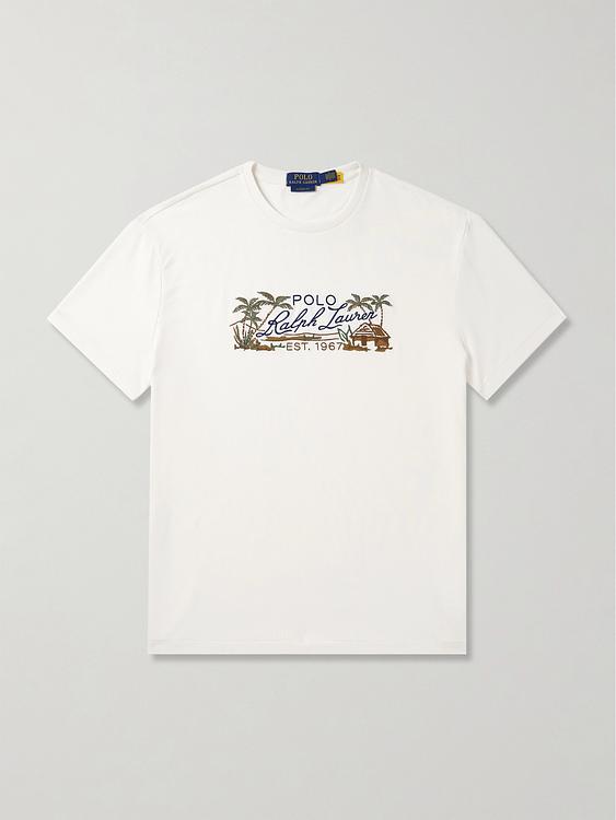 Print white t-shirt from Polo Ralph Lauren