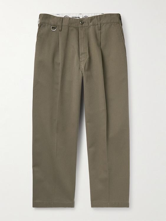 Taupe casual trousers from Neighborhood