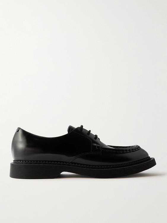 Black derby shoes from Saint Laurent