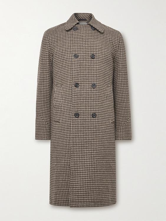 Taupe coat from Oliver Spencer