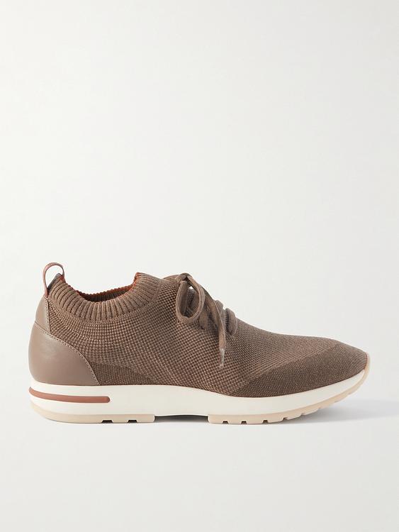 Taupe sneakers from Loro Piana