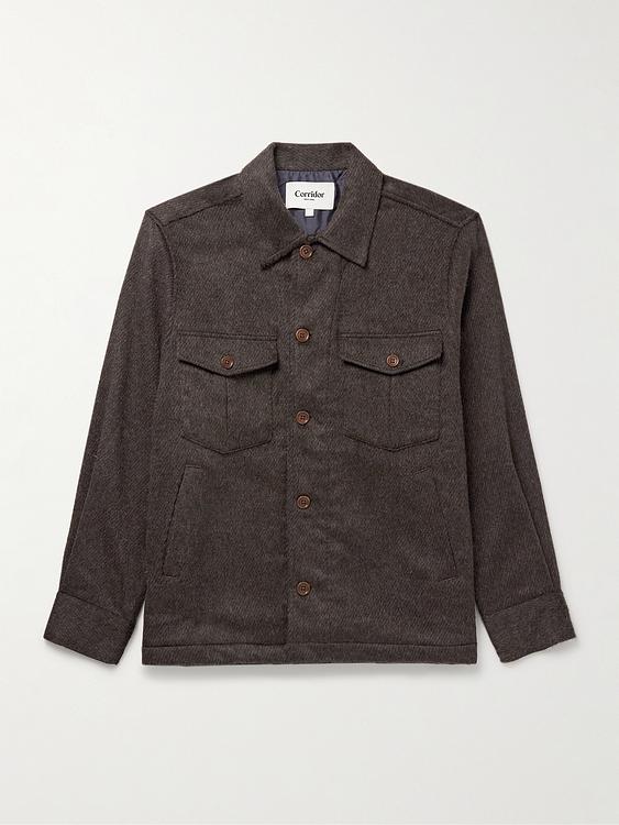 Dark brown overshirt from Corridor