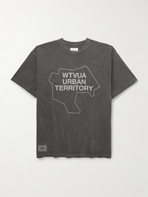 Print dark grey t-shirt from Wtaps®