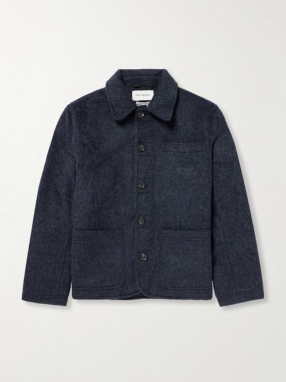 Dark blue casual jacket from Oliver Spencer