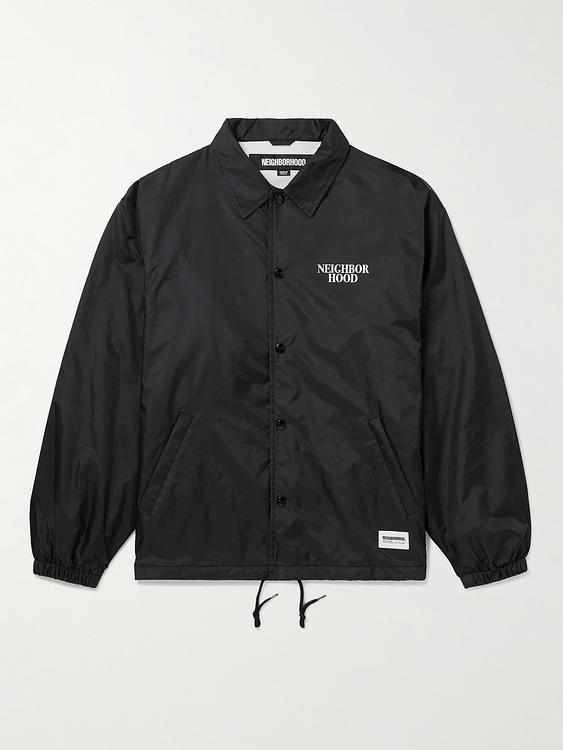 Print black casual jacket from Neighborhood
