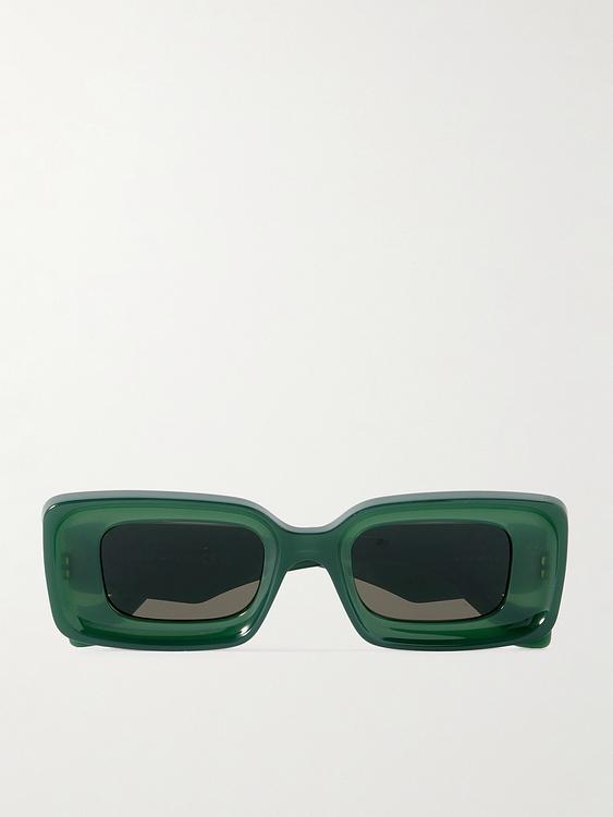 Green d-frame sunglasses from Loewe