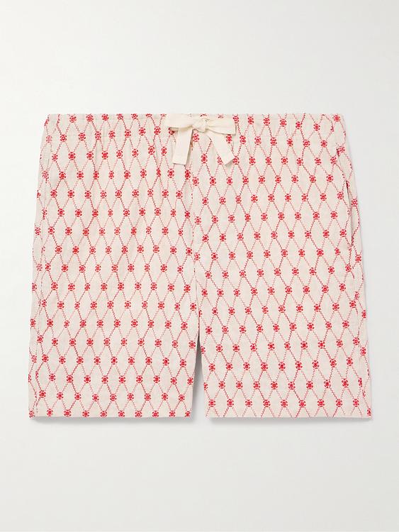 White drawstring shorts from Orlebar Brown