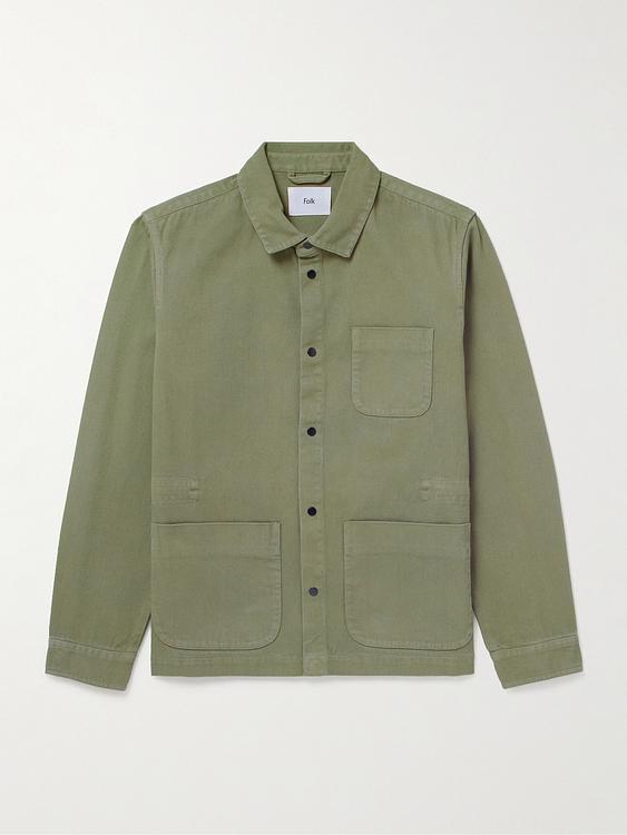 Taupe overshirt from Folk