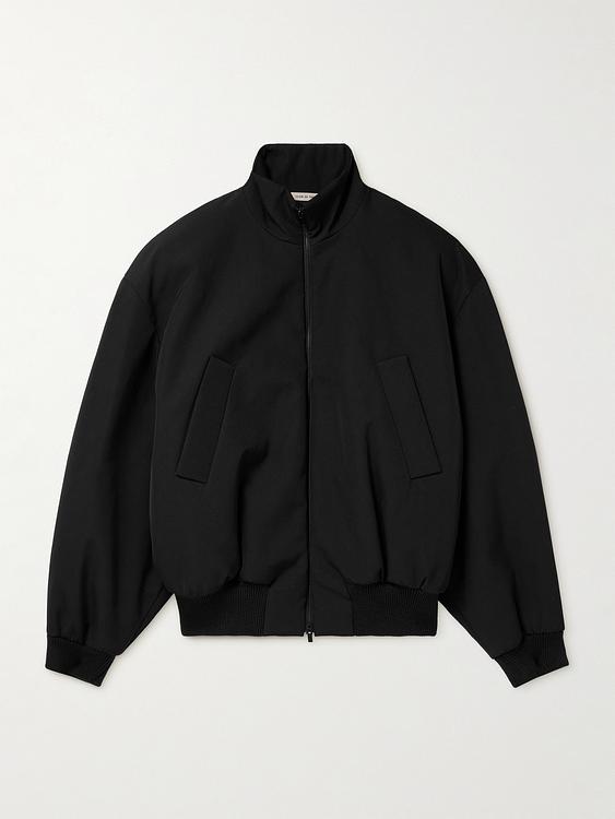 Black bomber jacket from Fear Of God