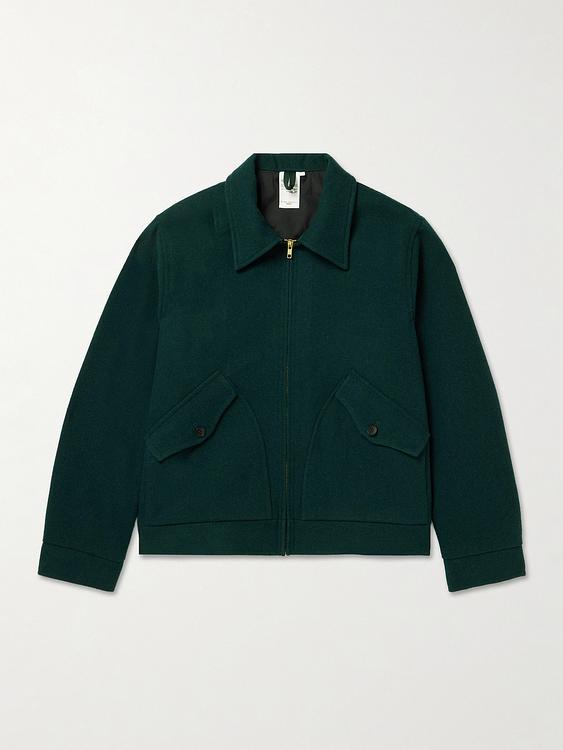 Dark green casual jacket from Nudie Jeans