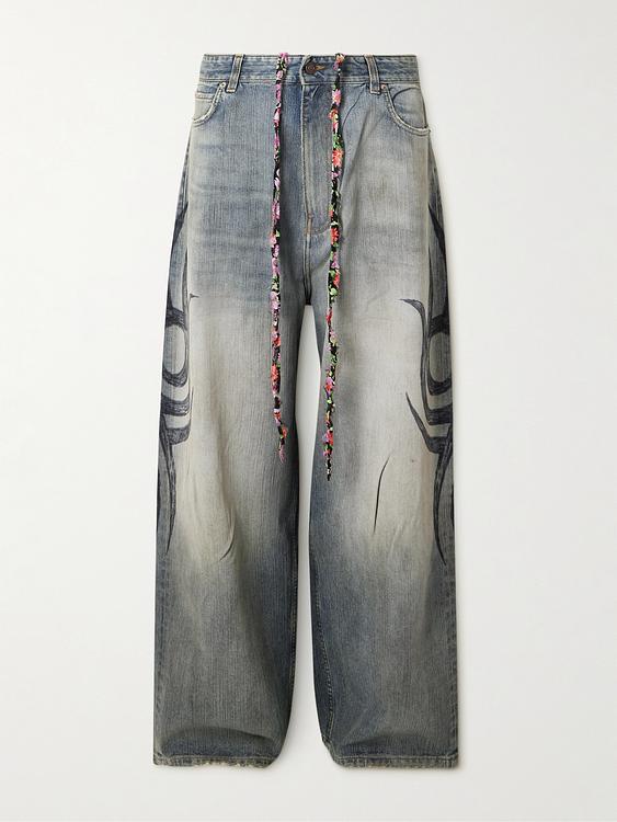 Dark grey distressed jeans from Balenciaga