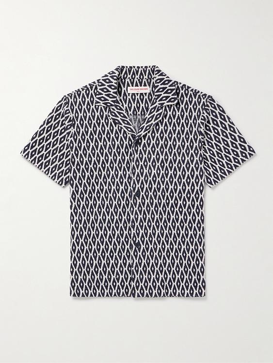 Black short sleeve shirt from Orlebar Brown