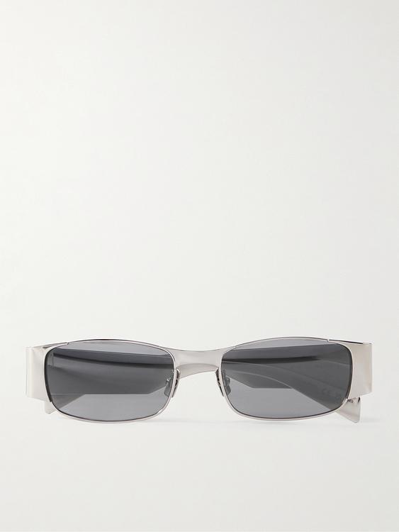 Grey d-frame sunglasses from Saint Laurent