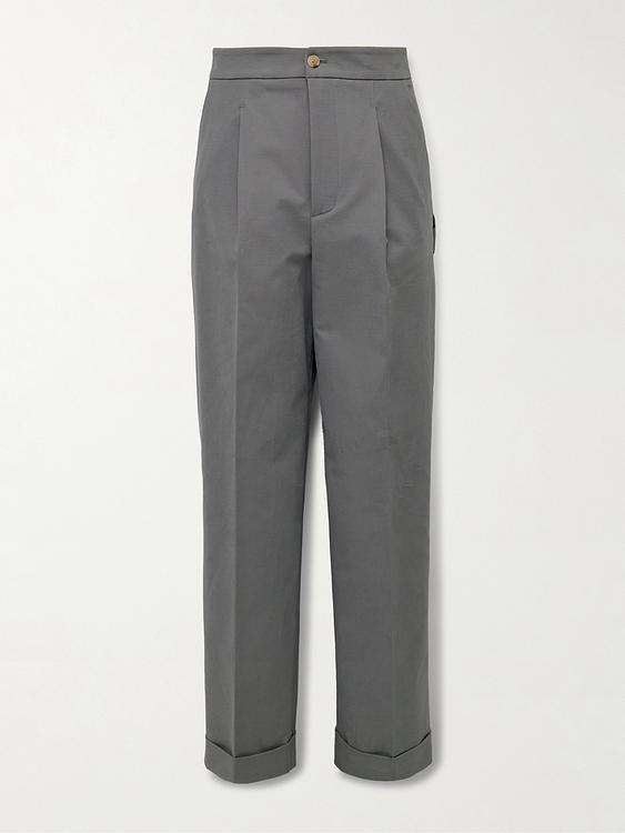 Grey formal trousers from Umit Benan B+