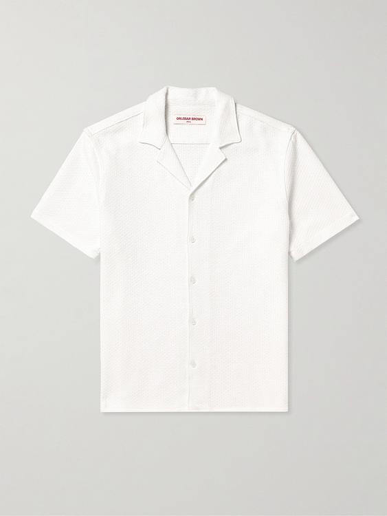White short sleeve shirt from Orlebar Brown