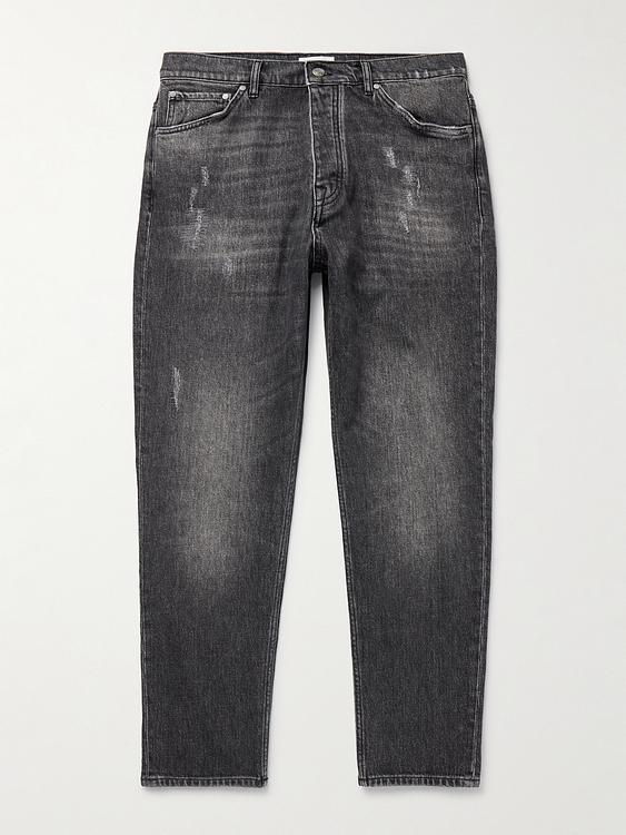 Dark grey distressed jeans from NN07
