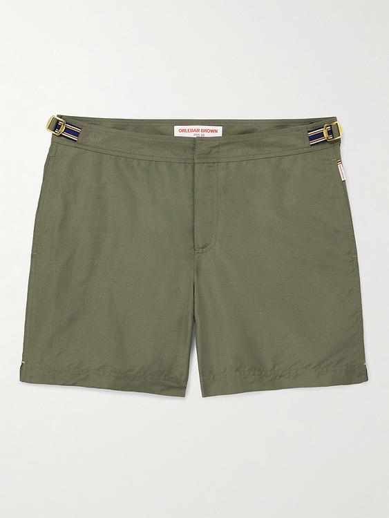 Taupe swim shorts from Orlebar Brown