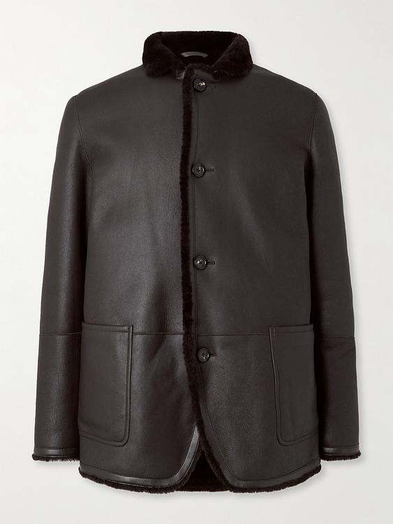 Black coat from Loro Piana