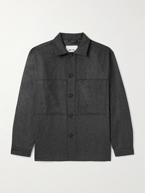 Dark grey overshirt from NN07