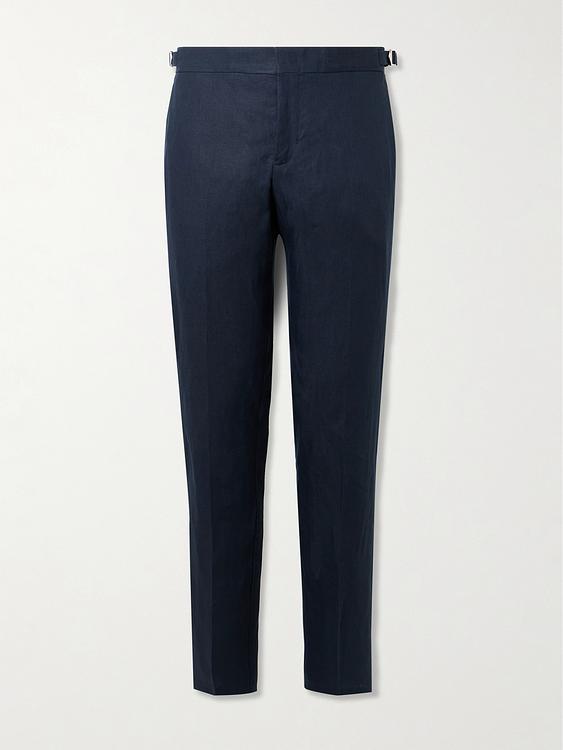 Dark blue chinos from Orlebar Brown