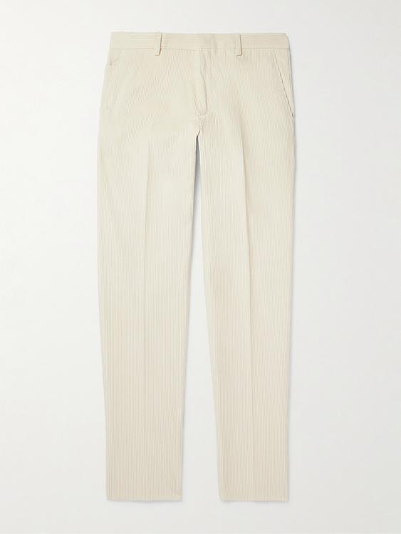 White chinos from Loro Piana