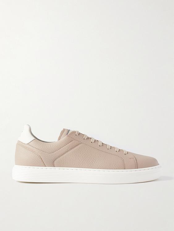 Beige sneakers from Brunello Cucinelli
