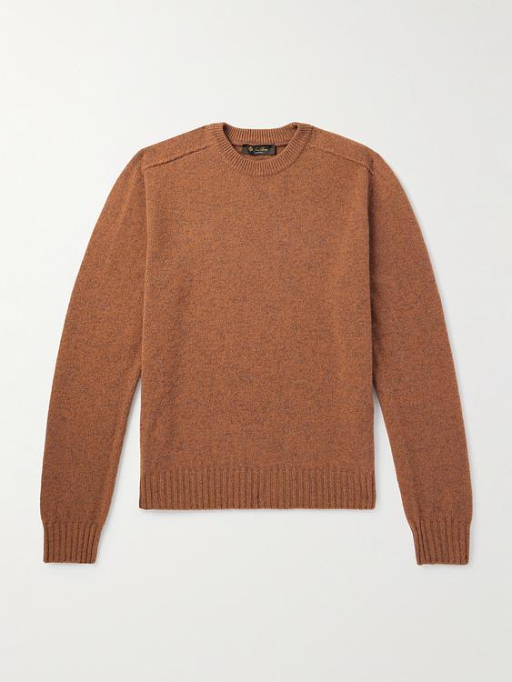 Brown sweater from Loro Piana