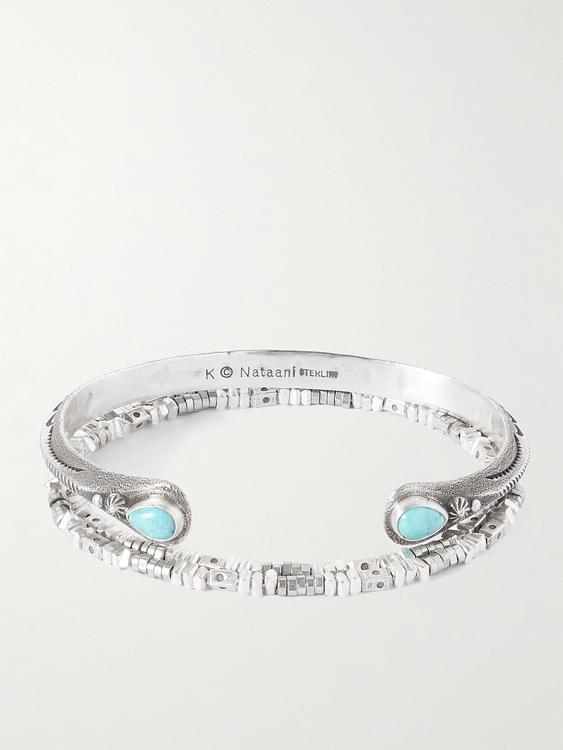 Grey bracelet from Peyote Bird