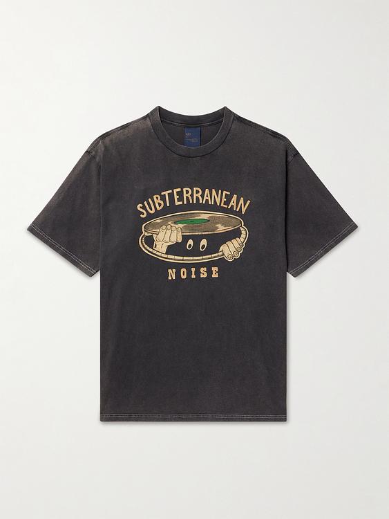 Print dark grey t-shirt from Nudie Jeans