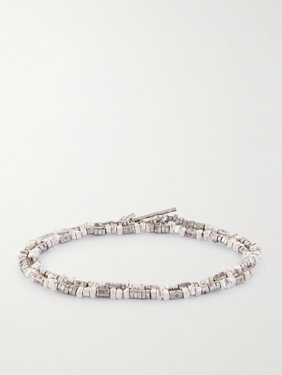 Grey bracelet from Peyote Bird