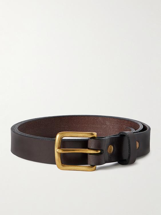 Dark brown belt from Sid Mashburn