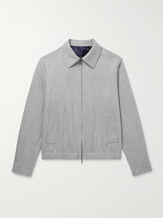 Grey casual jacket from Incotex