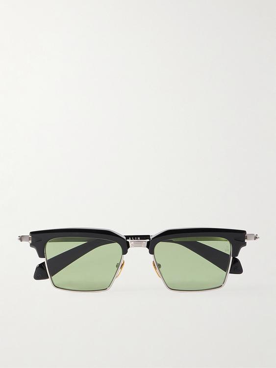 Black d-frame sunglasses from Jacques Marie Mage