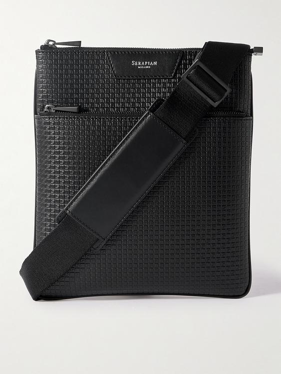 Black shoulder bag from Serapian